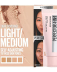 Maybelline Instant Age Rewind Instant Perfector 4-In-1 Matte Makeup, 02 Light/Medium, 1 Count