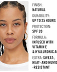 Rimmel Lasting Finish 25HR Foundation, 400 Natural Beige of 2)
