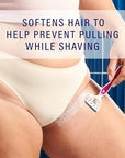 Schick Hydro Silk Shave Cream & 24-Hour Moisturizer | Pubic Hair Shave Cream for Women and Bikini Area Moisturizer, Shaving Cream for Women Sensitive Skin, 8 fluid oz