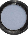 Light Blue Silver Grey Shimmering Pressed Powder Single Vegan Eyeshadow; Talc, Paraben & Cruelty Free