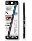 Revlon ColorStay Pencil Waterproof Eyeliner, Smudge-Proof, Eye Makeup with Built-In Sharpener, Packaging May Vary, 210 Teal, 0.01 oz