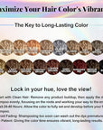 Natural Color Hair Dye Shampoo 3 IN 1, Instant Hair Coloring, Gray Coverage for Men & Women, Beard Dye Vegan Ammonia Free & Paraben-Free, Champú Para Canas Mujer & Hombre (SILVER GRAY)