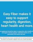 Life Extension Easy Fiber - Glucomannan Fiber, Regularity, Digestion, Heart Health, No Artificial Sweeteners, Vegetarian, Non-GMO, Gluten Free, Sugar Free, Net Wt. 167 G (0.368 Lb. Or 5.89 Oz)