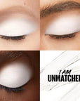 Maybelline Color Tattoo Longwear Multi-Use Eye Shadow Stix, All-In-One Eye Makeup for Up to 24HR Wear, I am Unmatched (Matte White), 1 Count