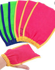 6 pcs exfoliating washcloth, korean
