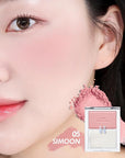HOLIKA HOLIKA Infusing Blush with Brush - Lightweight,