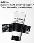 MARLOWE. No. 123 Facial Moisturizer 6 oz, Daily Face Lotion with Aloe Vera & Green Tea Extract, Hydrates, Nourishes, Restores & Soothes, Lightweight, Non-Greasy, Fresh Aloe Citron Scent