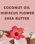 SheaMoisture Moisturize and Define Shampoo, Conditioner and Styling Milk for Curly Hair Care Coconut and Hibiscus with Shea Butter and Coconut Oil