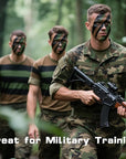 MEICOLY 3PCS Camo Face Paint Stick,Waterproof Hunting Army Military Face Paint,Black Green Brown Maroon Eye Black Stick for Baseball/Softball/Football,Camo Accessories