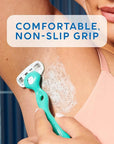Schick Hydro Silk Ultra Sensitive Razor for Women | Womens Razor for Sensitive Skin, 5 Blade Razors for Women, Womens Razors for Shaving, Includes 1 Handle & 5 Refills