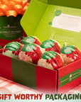 Christmas Bath Bombs for Kids with Surprise Toys Inside (6 Pack) - Holiday Gifts and Stocking Stuffers for Boys and Girls - Bubble Treats with Cheerful Scents, USA Made by Two Sisters