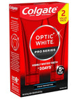 Colgate Optic White Pro Series Whitening Toothpaste with 5% Hydrogen Peroxide, Stain Prevention, 3 oz Tube, 2 Pack