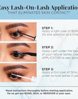 Ardell Seamless Underlash Lash Extensions Kit - DIY Lash Clusters, Eyelash Extension Kit, FauxMink M Curl, Up To 5 Applications - 32 Count, 1-Pack