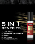 TRESemmé Expert Keratin Smooth Hair Care Set - Heat Protection Spray, Shine Serum with Marula Oil, and Thermal Leave-in Spray, Anti-Frizz Products (3 Piece Set)