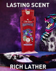 Old Spice Cleansing Body Wash for Men, 3X Defense, 24/7 Shower Fresh with Lasting Scent, 2-in-1 Body & Face Wash, NightPanther with Rich Warm Scent, 24 oz (Pack of 4)