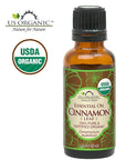 US Organic 100% Pure Cinnamon Leaf Essential Oil - USDA Certified Organic, Steam Distilled - W/Euro Dropper (More Size Variations Available) (30 ml / 1 fl oz)