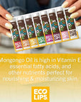 Mongo Kiss USDA Organic Lip Balm Set 8-pack (0.15 oz. each) with Mongongo Oil & Cocoa Butter to Moisturize Chapped Lips | Made in USA by Eco Lips (Variety)