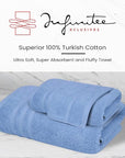 Infinitee xclusives blue hand towels