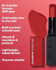 REVLON Lipstick, ColorStay Suede Ink, Built-in Primer, Infused with Vitamin E, Waterproof, Smudge-proof, Matte Color, 016 Bread Winner, 0.09 oz.