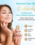 Veil Cosmetics Complexion Fix Liquid Foundation – Buildable Light Porcelain)