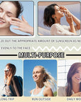 Face Sunscreen SPF 50+ PA++++,Moisturizing Facial Sun screen for Face and Body