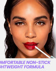 Wonderskin WONDER BLADING Top Gloss - Clear Glitter Lip Gloss, Hydrating and High Shine Finish Lip Makeup (Clear Shine)