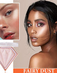 Glitter Blush Shimmer Highlighter Blusher Powder Makeup Face Fairy Pink)