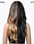 IGK Permanent Hair Dye Color Kit | 1NA Volcanic - Purest Black | 100% Gray Color Coverage + Strengthen + Shine | Ammonia Free