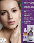 Advanced clinicals peptide facial serum