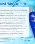 Tend Skin Solution for Unsightly Razor Bumps, Ingrown Hair and Razor Burns, Post Shaving and Waxing Toner for Men and Women, Made in USA, 8 Oz