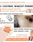 Loose Setting Face Powder Set,Oil Control Long Lasting Finish,Pink Complexion
