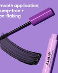 Almay Thickening & Tint Mascara, Instant Soft Full Volume, Conditions & Darkens Natural Lashes Over Time, No Flaking or Clumping, 401 Blackest Black, 0.28 fl oz