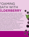 Dr Teal's Foaming Bath with Pure Epsom Salt, Black Elderberry with Vitamin D, 34 fl oz (Pack of 2)