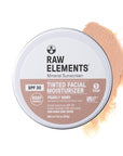Raw Element Ultra-Moisturizing Tinted Face Cream, Non Toxic 1.8 oz