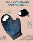 Tanning Lotion Self Tanner Kit - USA Made with Organic & Natural Ingredients, Self Tanning Lotion Face Tanner & Application Kit, Non Toxic Gradual Tan, Sunless Tan for Women & Men