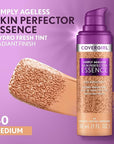 Covergirl Simply Ageless Skin Perfector Essence Foundation, 40 Vegan Formula, 1.0oz