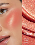 Mineral Color Balm, SPF 35 Multi Color Stick for Lips, Cheeks& Eyes, Blendable Creamy Lightweight Formula, Buildable Shimmer Finish, Multiuse Makeup Stick, Guava