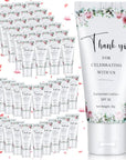 72 Pcs Mini Sunscreen Bulk for Summer Party Wedding SPF 30 Water Resistant Sunscreen Lotion Bulk 1oz Travel Size for Thank You Gifts Summer Party Wedding Supplies(Floral)
