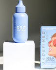 Undefined Beauty R&R Sun Creme Broad Spectrum SPF 50 Untinted Moisturizing Sunscreen with Ceramides, CoQ10, Niacinamide, Resveratrol to hydrate and protect dry skin, 1.7oz