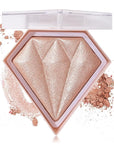 Glitter Blush Shimmer Highlighter Blusher Powder Makeup Face Powder Makeup(#inger) 04 G