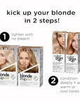 Clairol Blonde It Up Permanent Hair Dye, Platinum Blonde Hair Color, Pack of 2