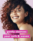 Love Beauty and Planet Shampoo Milk Moisture and Bounce for Waves and Curls Rice Oil and Angelica Essence 100 percent Biodegradable Shampoo 32 oz