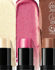 3Pcs Contour Highlighter Cream Blush Stick for Cheeks