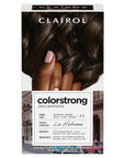 Clairol ColorStrong Permanent Zero Ammonia Hair Dye, 3.0 Darkest Brown - La Habana Hair Color, Pack of 1