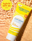 Seaweed Bath Co. Sheer Protect Daily SPF 30 Broad Spectrum Hybrid Sunscreen Cream, 3.4 Ounce, Sustainably Harvested Seaweed, Aloe, Green Tea