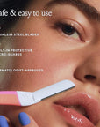 Billie - Dermaplane Refill Blades - Stainless Steel Blades with Safety Micro-guards - Nickel-free - Gently Exfoliates Skin - 3 count
