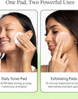 Korean Skincare Anti-Aging, Dark Spot & Wrinkle Minimizing Toner Pads - Hydrating with Snail Mucin, Centella Asiatica, Niacinamide, Peptides - for Acne Marks & Hyperpigmentation - 100 Count