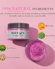 Temporary Pink Hair Color Wax 4.23 oz, Instant Natural Hairstyle Cream Dye, Washable Styling Pomades, Disposable Coloring Mud for Women Youth Men, Party Cosplay DIY Halloween