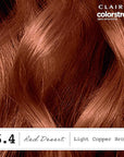 Clairol ColorStrong Permanent Zero Ammonia Hair Dye, 6.4 Light Copper Brown - Red Desert Hair Color, Pack of 1