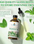 EVOKE OCCU Spearmint Oil for Inhibit Facial Hair Growth, Air Freshening, Added to Creams & Lotions - 4 Fl Oz